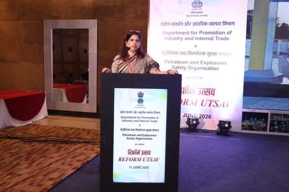 Dr. Kajal, IAS, Joint Secretary, DPIIT, addressing the stakeholders during the Reform Utsav held on 11.06.2026